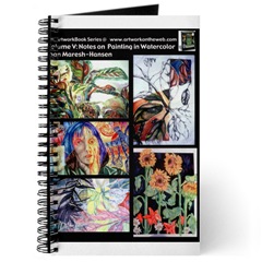 Journal with Notes in Painting in Watercolor Cover